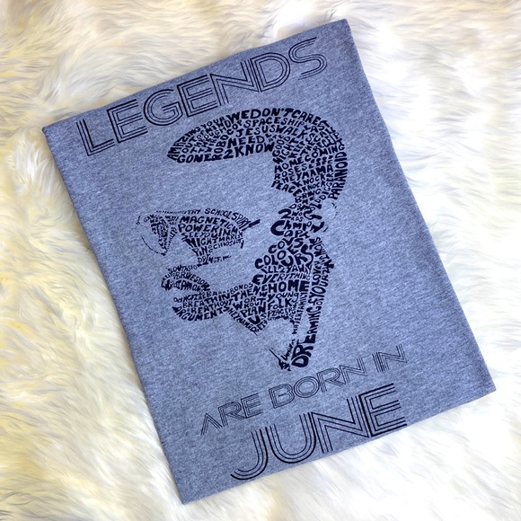 Urban Outfitters Other - •zodiac• “LEGENDS ARE BORN IN JUNE” {heather gray} ♊️♋️ ‘Ye TEE